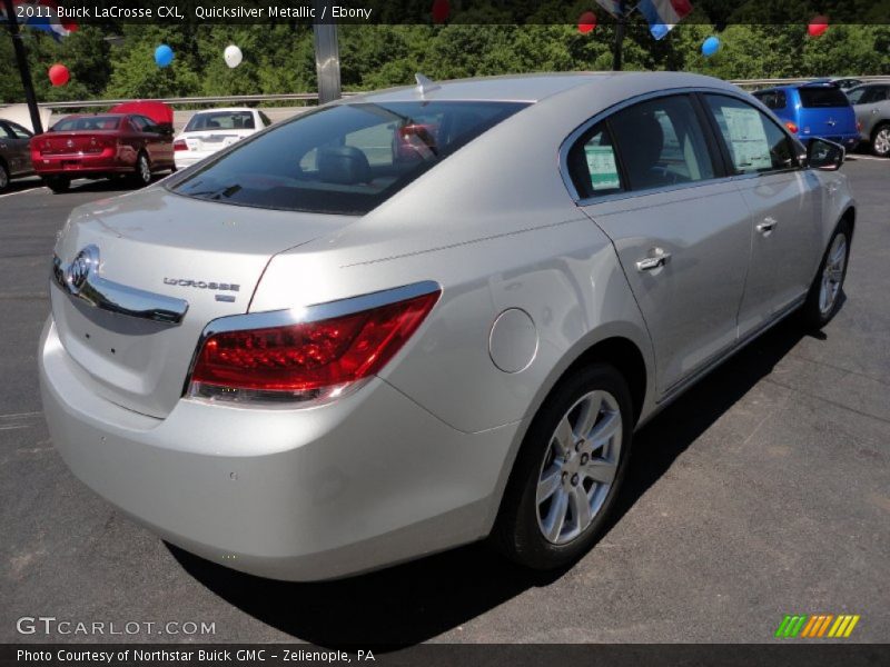 Quicksilver Metallic / Ebony 2011 Buick LaCrosse CXL