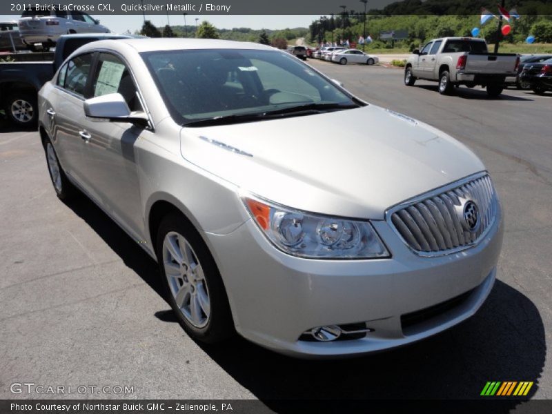 Quicksilver Metallic / Ebony 2011 Buick LaCrosse CXL