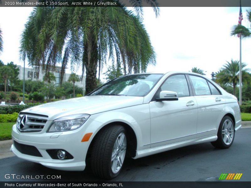Front 3/4 View of 2010 C 350 Sport