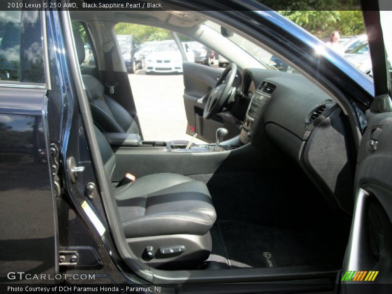  2010 IS 250 AWD Black Interior