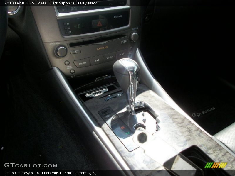  2010 IS 250 AWD 6 Speed Paddle-Shift Automatic Shifter