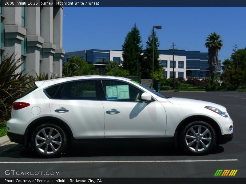 Moonlight White / Wheat 2008 Infiniti EX 35 Journey