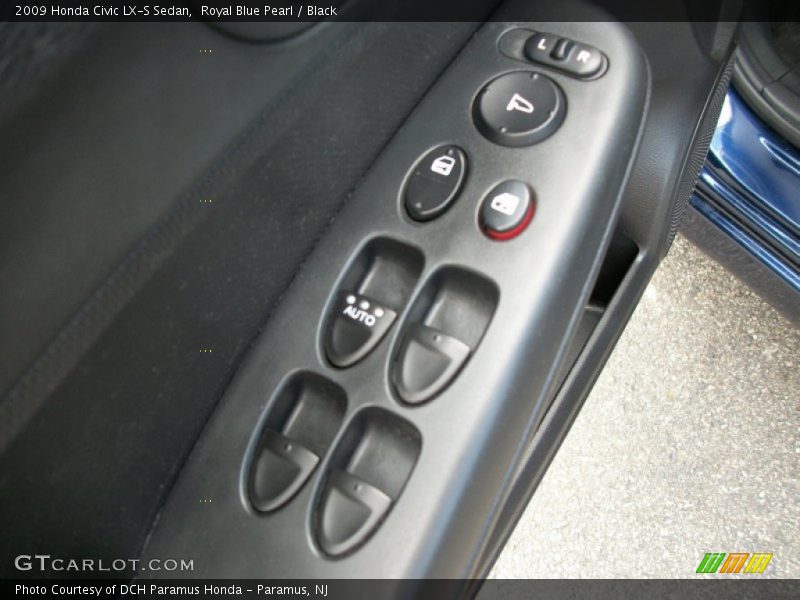 Royal Blue Pearl / Black 2009 Honda Civic LX-S Sedan