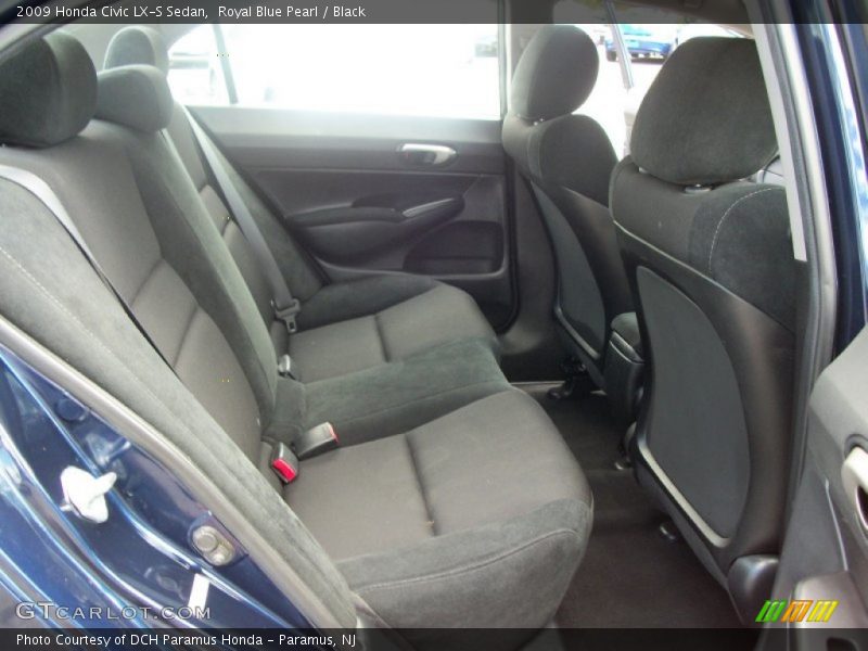 Royal Blue Pearl / Black 2009 Honda Civic LX-S Sedan