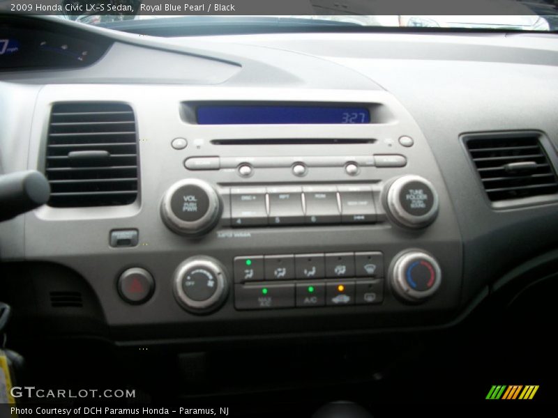 Royal Blue Pearl / Black 2009 Honda Civic LX-S Sedan
