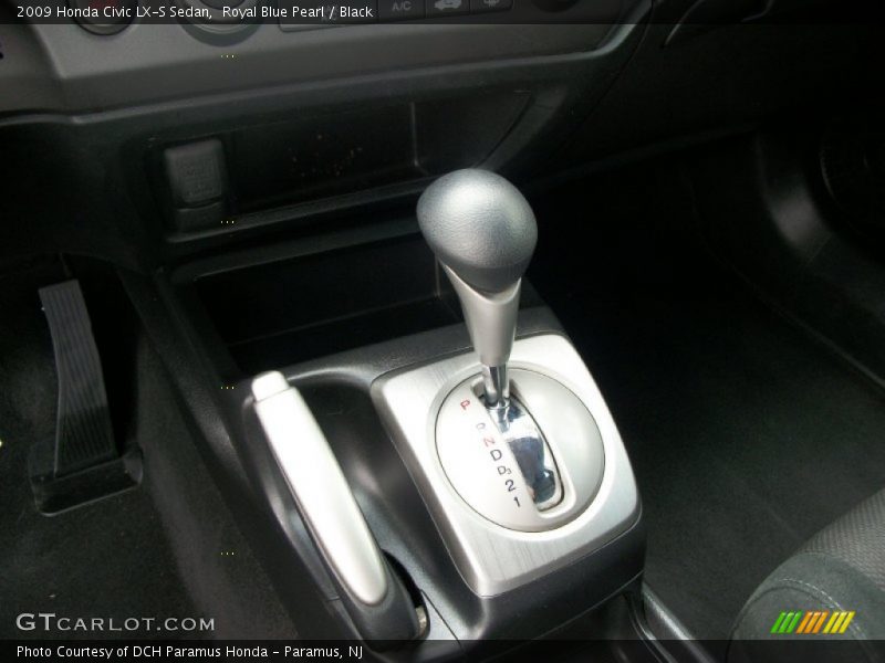 Royal Blue Pearl / Black 2009 Honda Civic LX-S Sedan