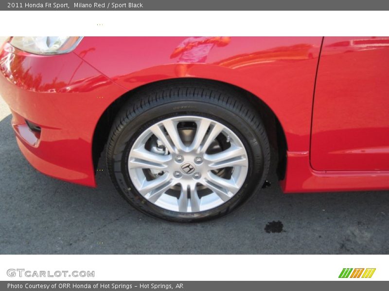 Milano Red / Sport Black 2011 Honda Fit Sport
