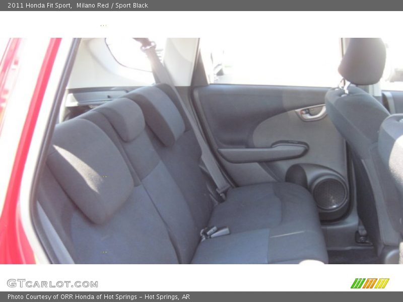 Milano Red / Sport Black 2011 Honda Fit Sport