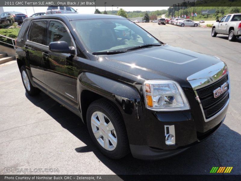 Onyx Black / Jet Black 2011 GMC Terrain SLE AWD