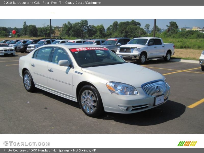 Pearl Frost Tri-Coat / Cocoa/Cashmere 2010 Buick Lucerne CXL