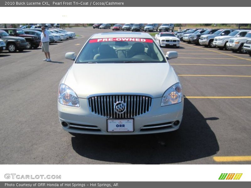 Pearl Frost Tri-Coat / Cocoa/Cashmere 2010 Buick Lucerne CXL