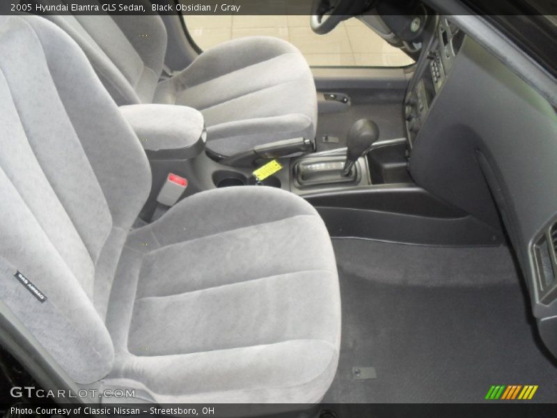 Black Obsidian / Gray 2005 Hyundai Elantra GLS Sedan