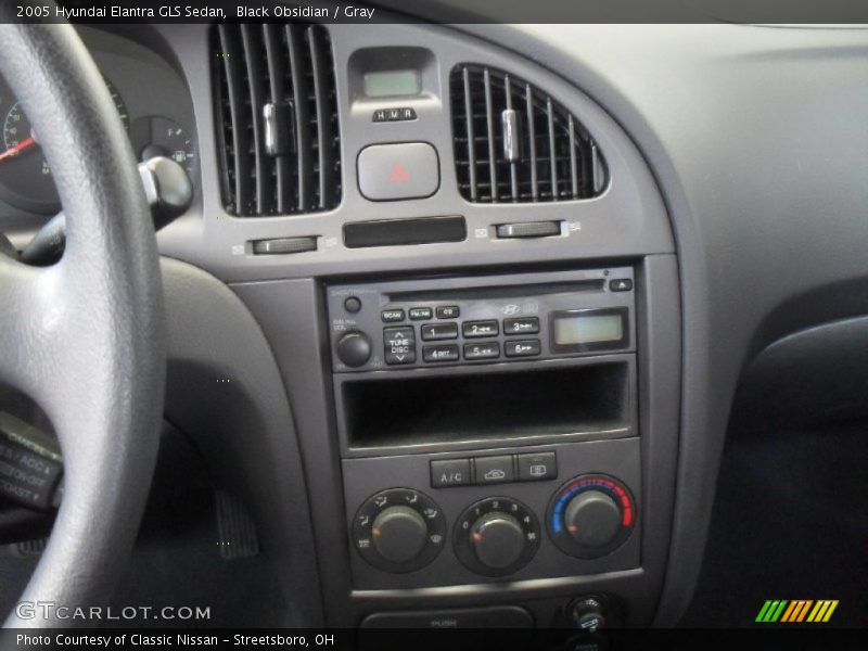 Black Obsidian / Gray 2005 Hyundai Elantra GLS Sedan