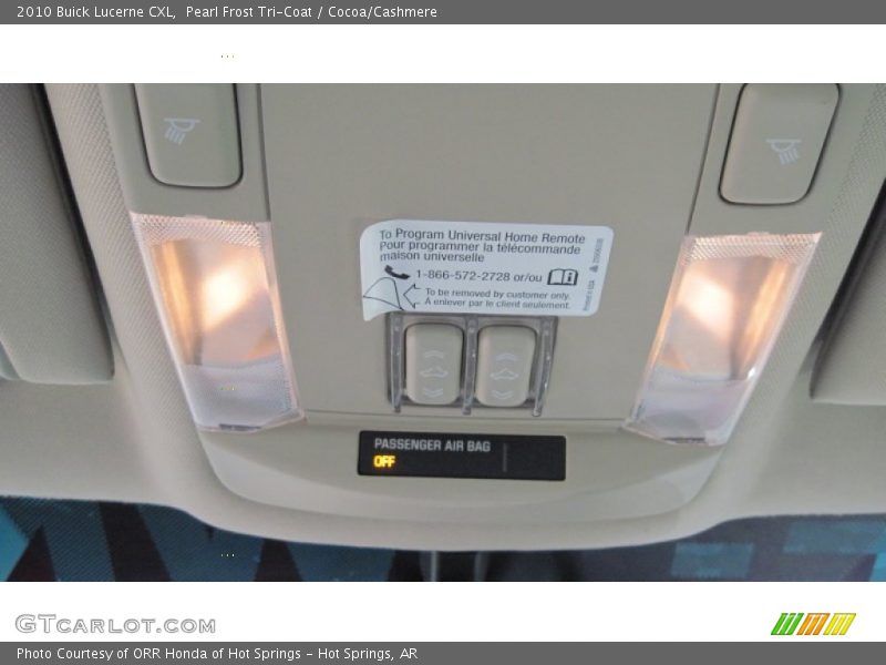 Pearl Frost Tri-Coat / Cocoa/Cashmere 2010 Buick Lucerne CXL