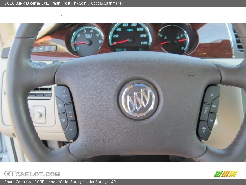 Pearl Frost Tri-Coat / Cocoa/Cashmere 2010 Buick Lucerne CXL