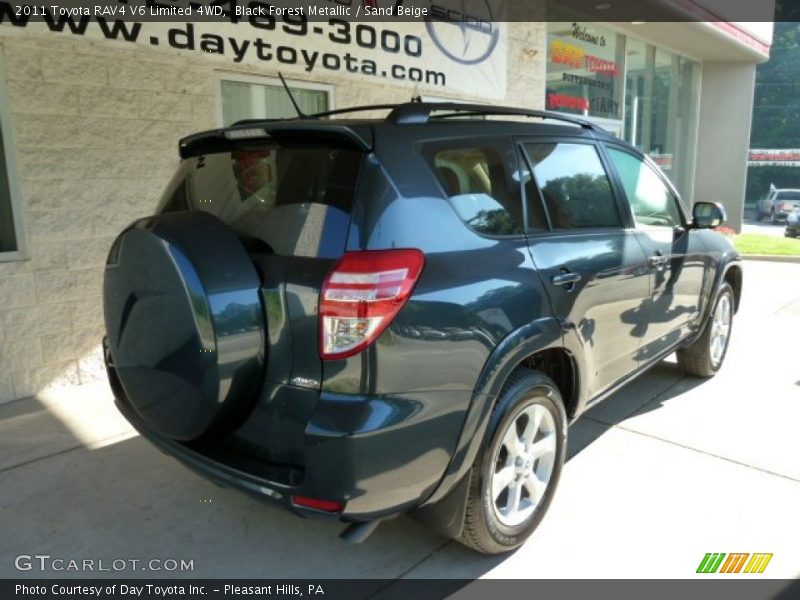 Black Forest Metallic / Sand Beige 2011 Toyota RAV4 V6 Limited 4WD