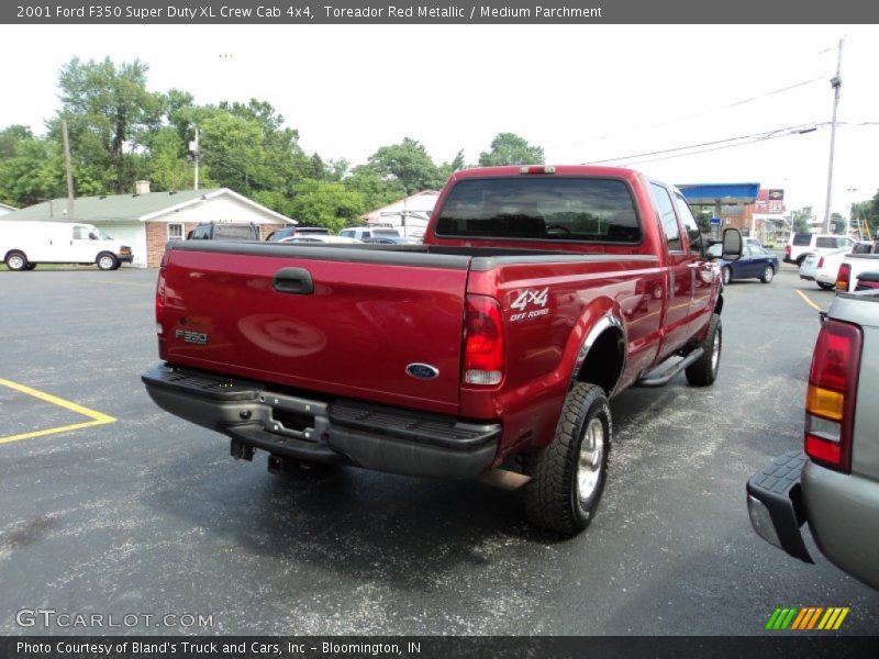 Toreador Red Metallic / Medium Parchment 2001 Ford F350 Super Duty XL Crew Cab 4x4