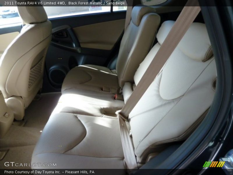 Black Forest Metallic / Sand Beige 2011 Toyota RAV4 V6 Limited 4WD