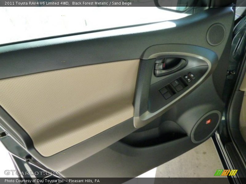 Black Forest Metallic / Sand Beige 2011 Toyota RAV4 V6 Limited 4WD