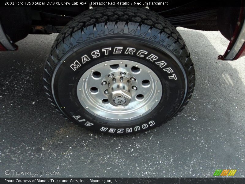 Toreador Red Metallic / Medium Parchment 2001 Ford F350 Super Duty XL Crew Cab 4x4