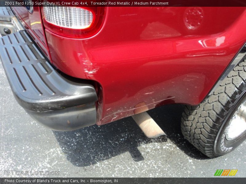 Toreador Red Metallic / Medium Parchment 2001 Ford F350 Super Duty XL Crew Cab 4x4