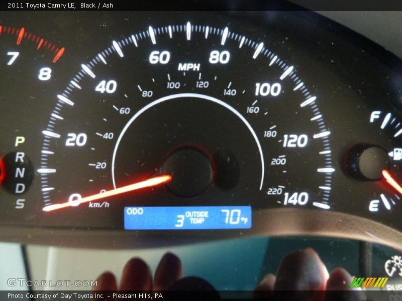 Black / Ash 2011 Toyota Camry LE