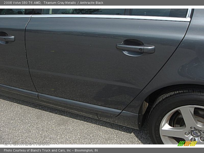 Titanium Gray Metallic / Anthracite Black 2008 Volvo S80 T6 AWD