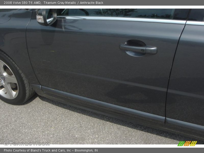 Titanium Gray Metallic / Anthracite Black 2008 Volvo S80 T6 AWD