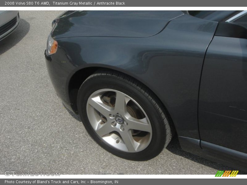 Titanium Gray Metallic / Anthracite Black 2008 Volvo S80 T6 AWD
