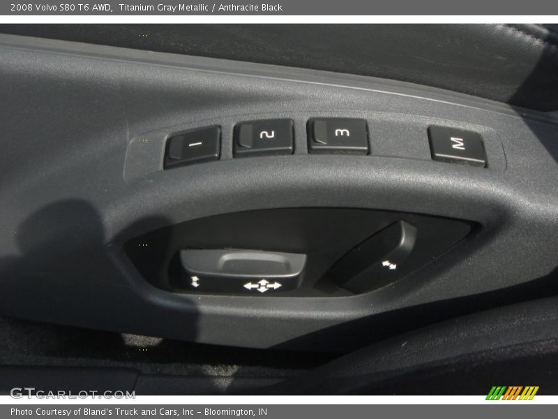 Titanium Gray Metallic / Anthracite Black 2008 Volvo S80 T6 AWD