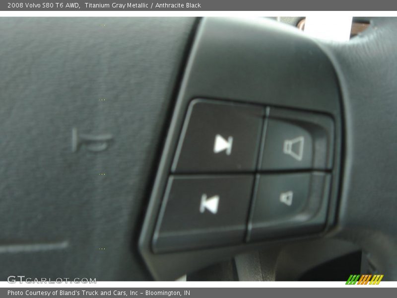 Titanium Gray Metallic / Anthracite Black 2008 Volvo S80 T6 AWD