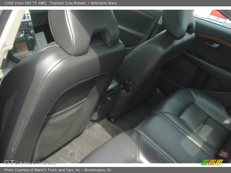 Titanium Gray Metallic / Anthracite Black 2008 Volvo S80 T6 AWD