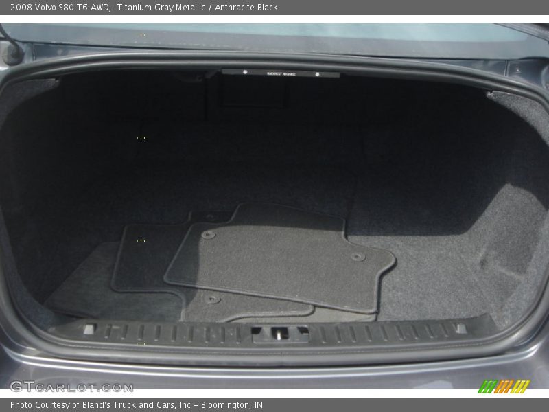 Titanium Gray Metallic / Anthracite Black 2008 Volvo S80 T6 AWD