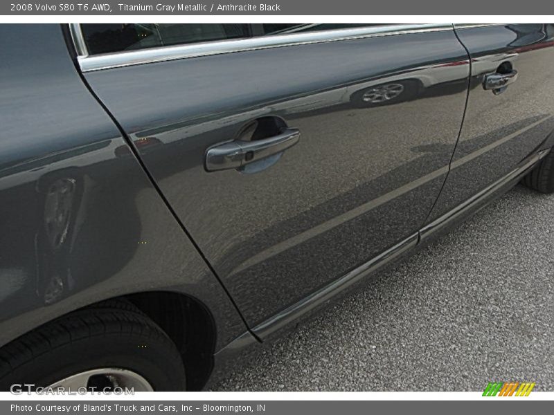 Titanium Gray Metallic / Anthracite Black 2008 Volvo S80 T6 AWD