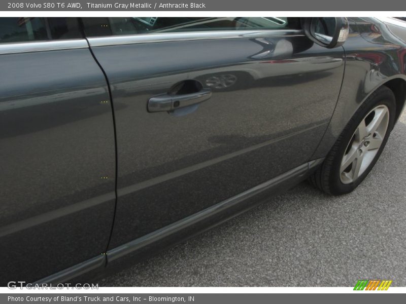 Titanium Gray Metallic / Anthracite Black 2008 Volvo S80 T6 AWD