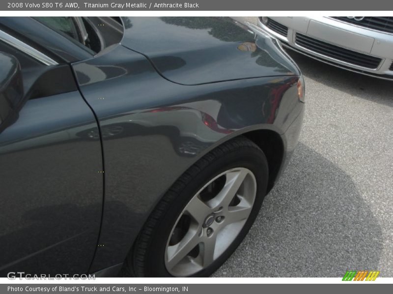 Titanium Gray Metallic / Anthracite Black 2008 Volvo S80 T6 AWD