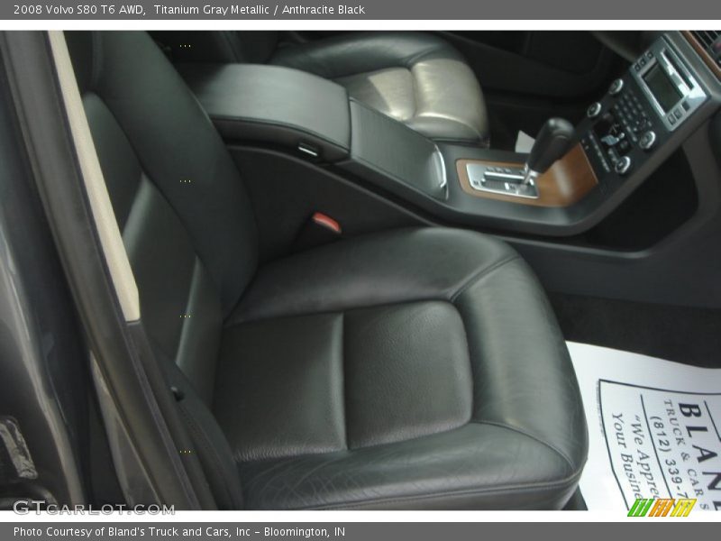 Titanium Gray Metallic / Anthracite Black 2008 Volvo S80 T6 AWD