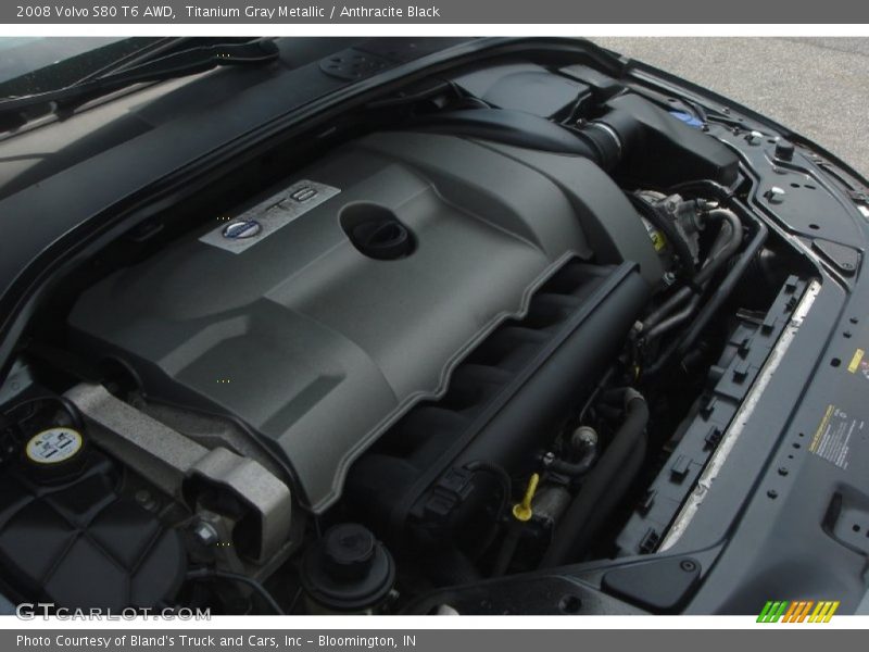 Titanium Gray Metallic / Anthracite Black 2008 Volvo S80 T6 AWD