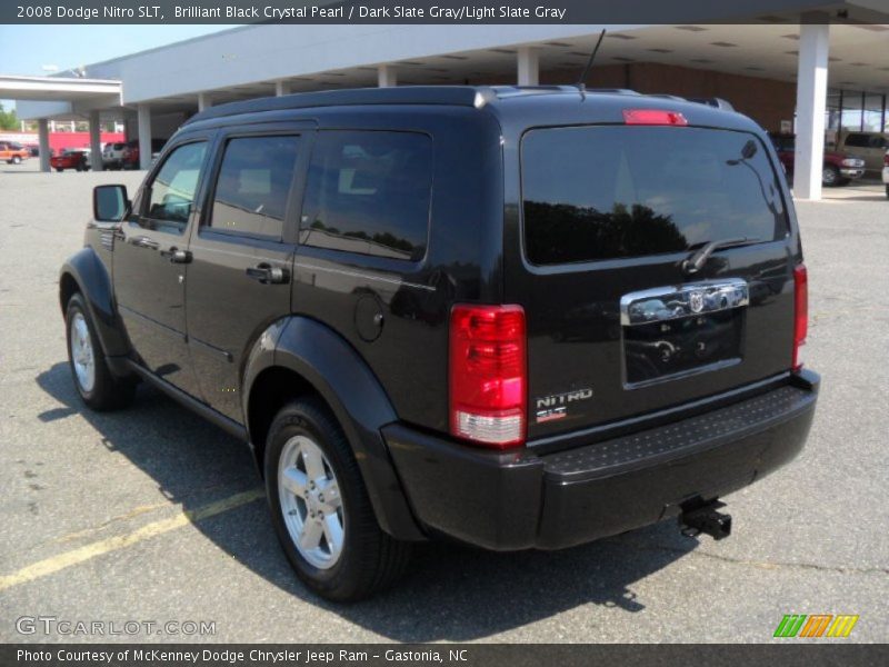 Brilliant Black Crystal Pearl / Dark Slate Gray/Light Slate Gray 2008 Dodge Nitro SLT