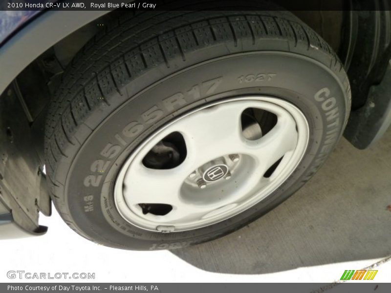 Royal Blue Pearl / Gray 2010 Honda CR-V LX AWD