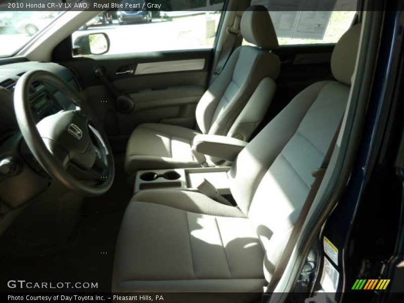 Royal Blue Pearl / Gray 2010 Honda CR-V LX AWD