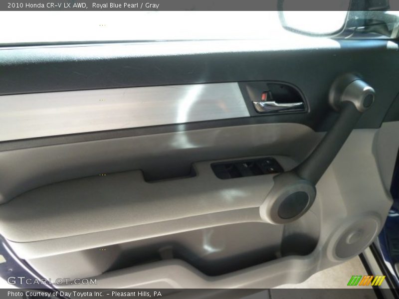 Royal Blue Pearl / Gray 2010 Honda CR-V LX AWD