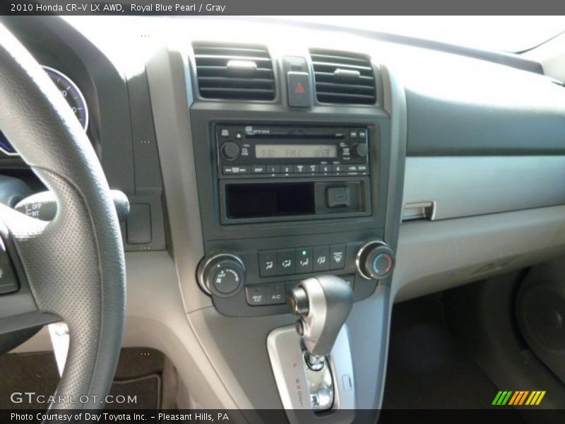 Royal Blue Pearl / Gray 2010 Honda CR-V LX AWD