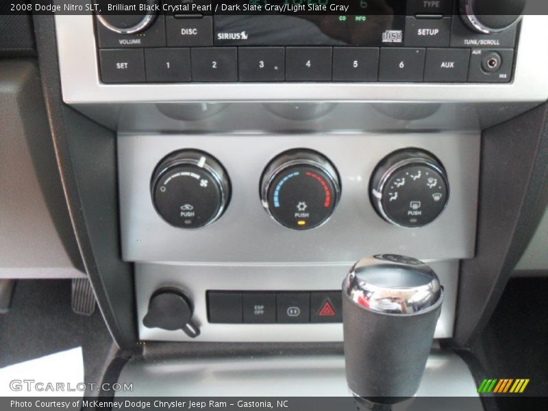 Brilliant Black Crystal Pearl / Dark Slate Gray/Light Slate Gray 2008 Dodge Nitro SLT