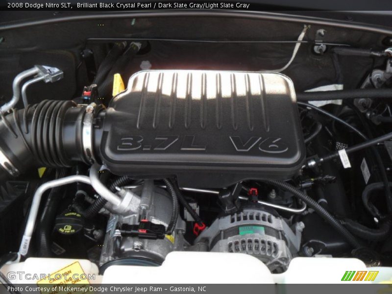 Brilliant Black Crystal Pearl / Dark Slate Gray/Light Slate Gray 2008 Dodge Nitro SLT