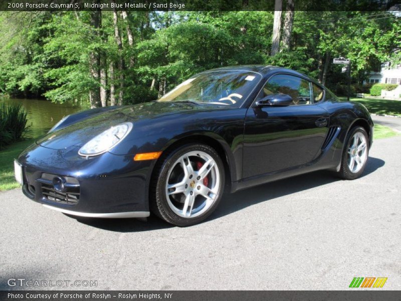 Midnight Blue Metallic / Sand Beige 2006 Porsche Cayman S