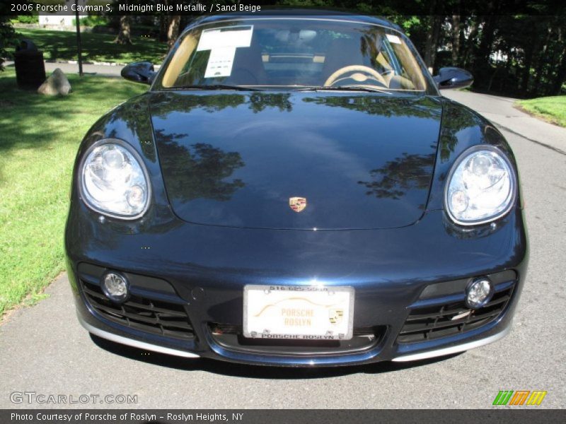 Midnight Blue Metallic / Sand Beige 2006 Porsche Cayman S
