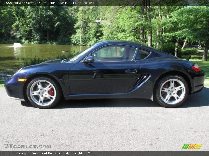 Midnight Blue Metallic / Sand Beige 2006 Porsche Cayman S