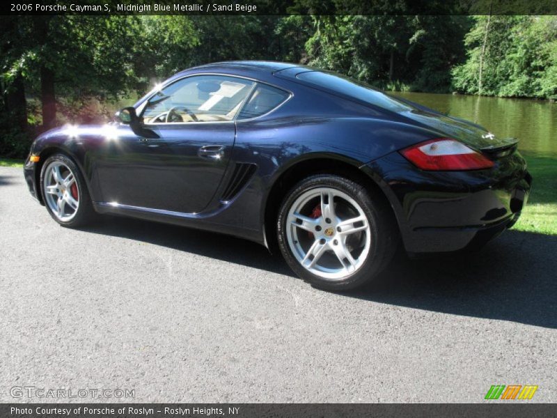 Midnight Blue Metallic / Sand Beige 2006 Porsche Cayman S
