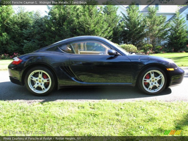 Midnight Blue Metallic / Sand Beige 2006 Porsche Cayman S